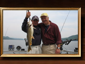 Happy Fishing Carter Customers on Lake George